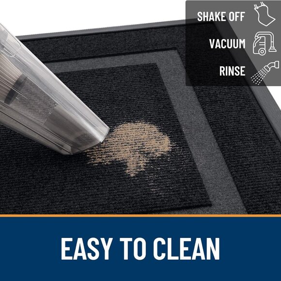 OLANLY Front Door Mat Indoor Outdoor Entrance, Waterproof All-Season, 29.5x17 - Picture 6 of 8